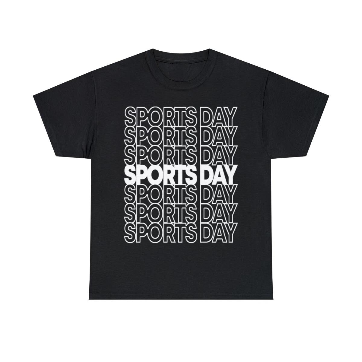 Retro School Sports Day Graphic Tee Shirt, S-5XL M