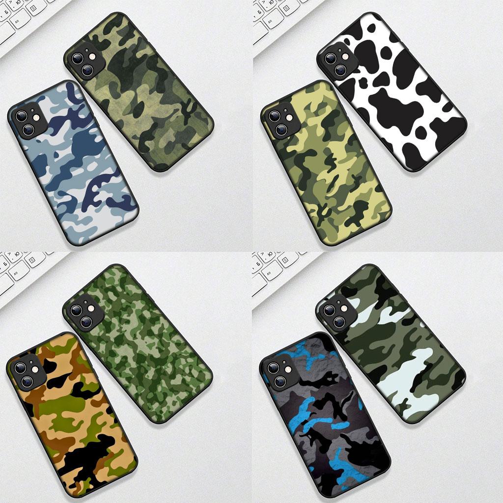 Camo Military Army Camouflage Pattern Phone Cover for Xiaomi Redmi Note 12 11 10 Pro 10A 10C 12C 14C A4 Note12 5G Soft Case