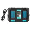 Double Battery Charger with USB Interface DC18RD Fit for Makita BL1830 Bl1430 14.4 18V
