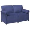 2 Seater Sofa Police Blue 158 X 83 X 95 Cm Velvet