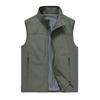 Vest men's spring and autumn sleeveless tooling multi-pocket loose vest summer wear thin vest casual trend vest
