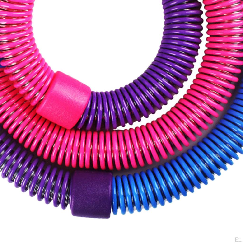 , Exercise Hoop, Foldable, SportPVC, Comfortable, Portable, Workout, Waist-Friendly Design for