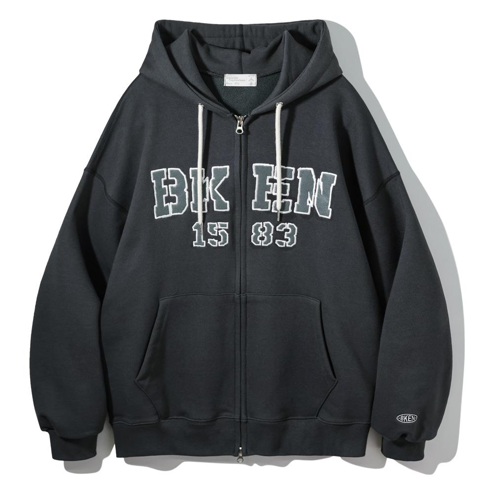 Bakken Bken 1583 Zip-Up Hoodie Bk7990_Navy