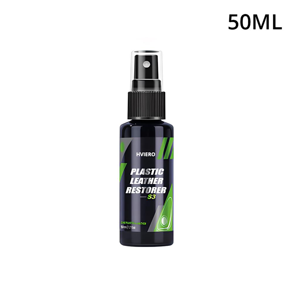 

HVIERO S3 Детали салона автомобиля Жидкий реноватор для кожи и пластика Освежающий реставратор Пенный очиститель Спрей Паста для восстановления Авто 50ml