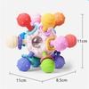 Atomic Ball Baby Montessori Sensory Toy For 0-6 6-12 Months, Food Grade Teething Toy For Babies