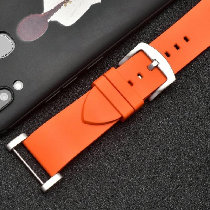 For Suunto Expedition Core Source Tuoye 3V Fluoro Rubber Watch Strap Waterproof Sports Silicone Watch Belt Rubber Watchband