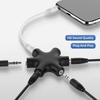 1Pcs 3.5mm Jack Multi Port Audio Splitter Adapter  Phone Laptop MP3 Player