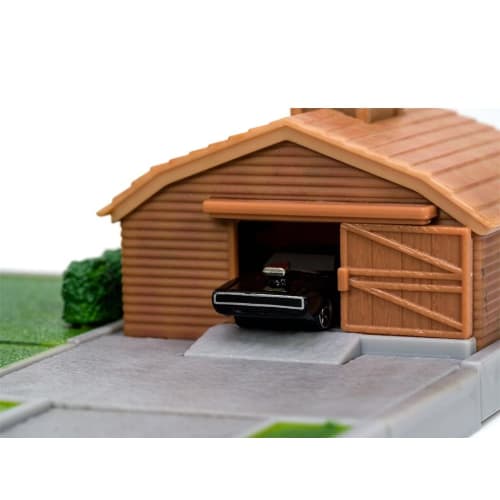 Jada TOYS "THE FAST AND THE FURIOUS" FAST & FURIOUS NANO SCALE - TORETTO HOUSE DISPLAY DIORAMA