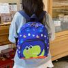 Little Dinosaur & Mermaid Print Children's School Backpack for Kindergarten & Travel