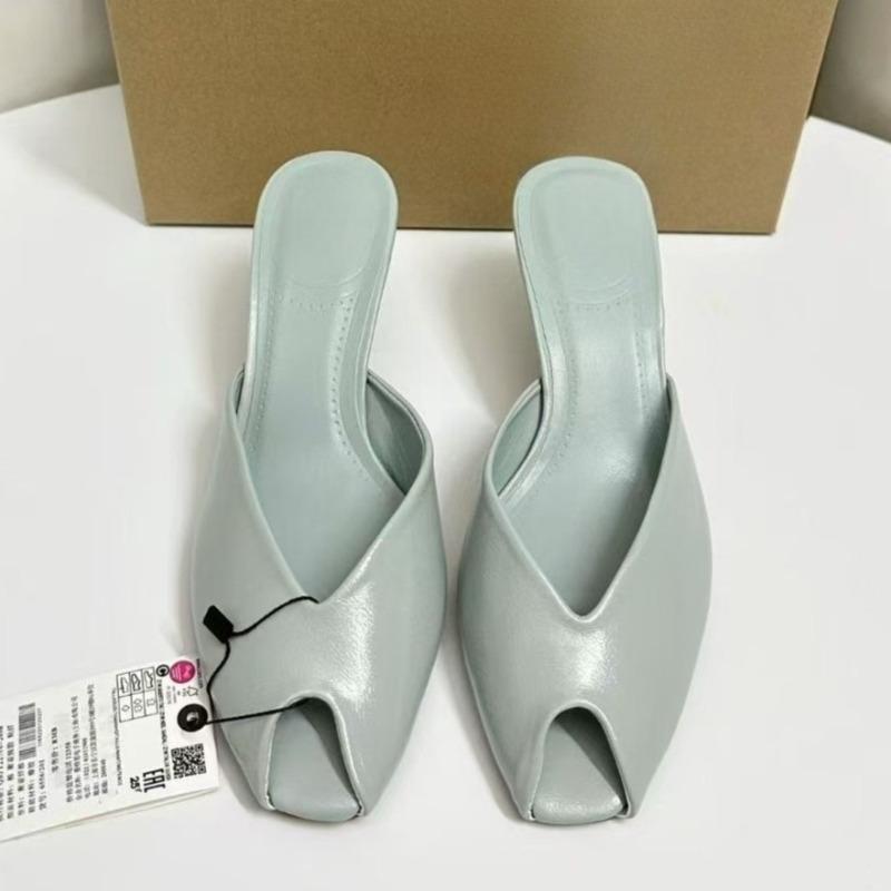Sandali con Tacco Alto Donna Peep Toe Marca Soleist Pelle Verniciata Banchetti Designer Stiletti Taglia Grande Eleganti Sexy Scarpe a Ciabatta da Donna