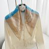 Thin Cotton Square Scarf Korean Small Scarves Simple Cashew Nut Print Silk Scarf  Scarf Accessories