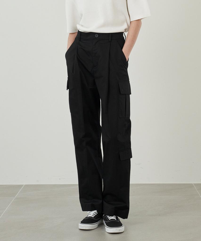210EDIT Women'S Cargo Wide Chino Pants [4 Color]_Ze2Pt171
