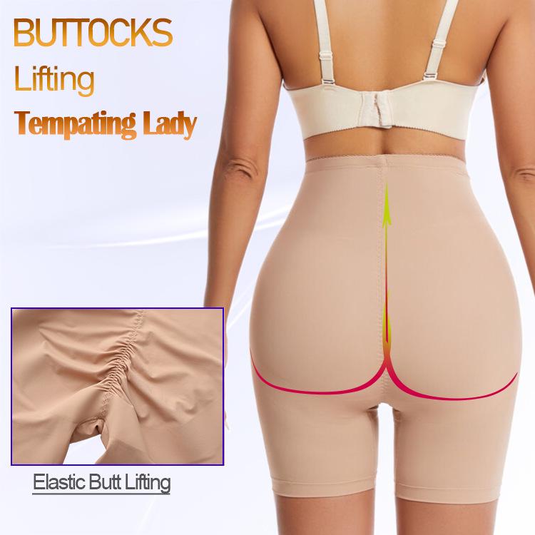 High-Waisted Tummy Control Seamless Pants with Anti-Slip Waistband & Steel Boning - Plus Size Body Shaping & Leg Slimming for Women