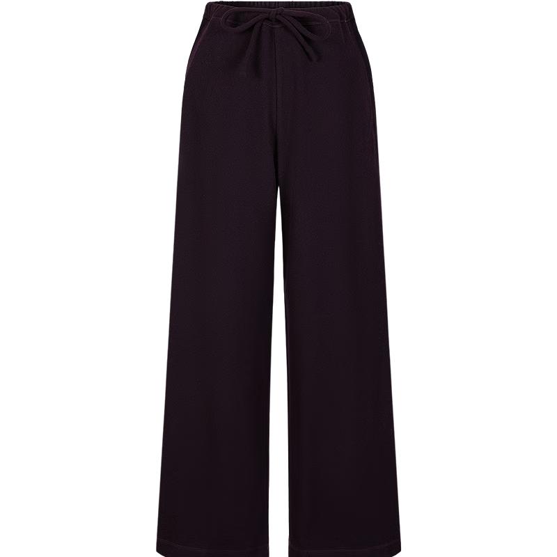 

Jiu Zi Anna Kou BASIC Women s Loose Straight-Leg Casual Pants M