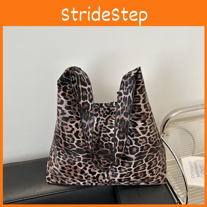 Large Leopard Contemporary Print Tote Bag For Women With Unique Shape And Spacious Design