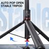 TT01 1.77m Aluminum Alloy Telescopic Long Rod 69" All-in-one Auto Pop-up Tripod Selfie Stick with Remote Control for Phone