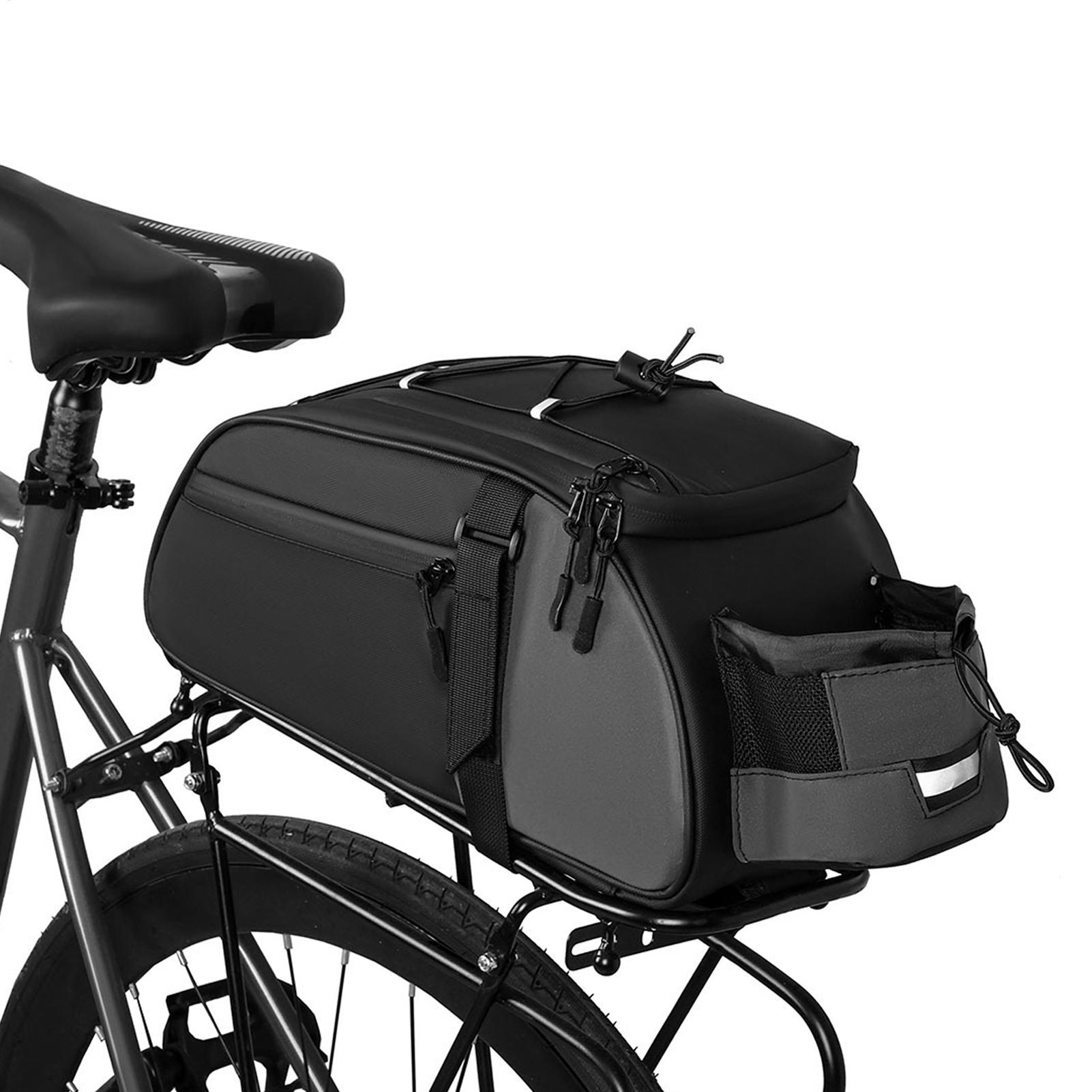 

Bike Rear Rack Bag 8L Trunk Bag For Cycling Large Capacity Bike Luggage Storage Pouch For Key Tissue Mobile Phones Repair Tools CHINA
