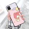 H-10 My Melody Black Sofe Case for iPhone 16 15 Plus 14 13 Mini 12 11 Pro 8 6 6S SE 5 XR XS Max Realme C30 C33 C32 9I VIVO V29 V27 V23 Y36
