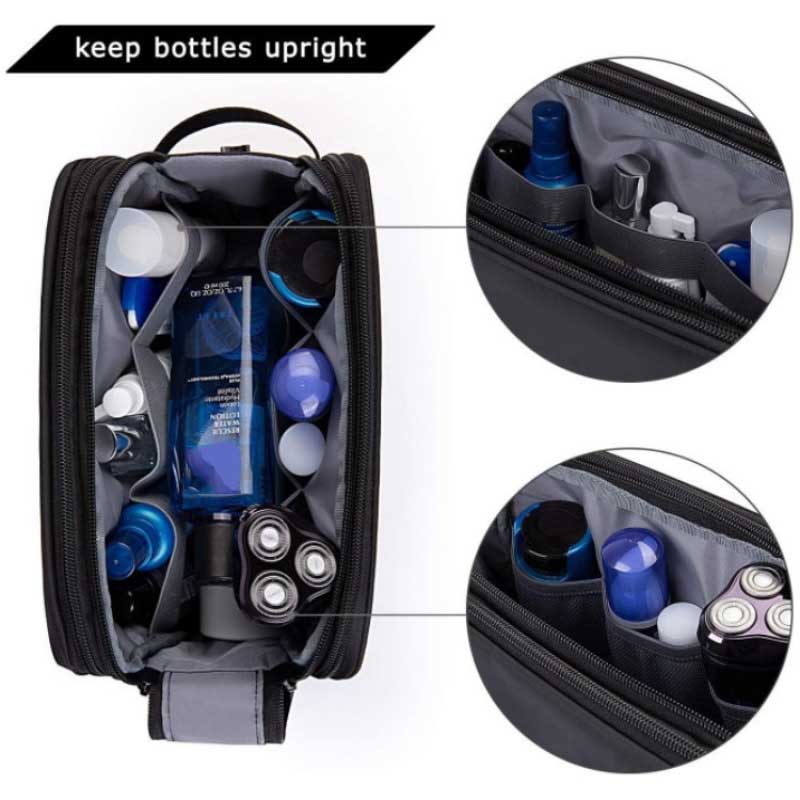 Toiletry Bag for Men Travel Toiletry Organizer Dopp Kit Water-resistant Shaving Bag for Toiletries Door Room Essentials Purse1PC