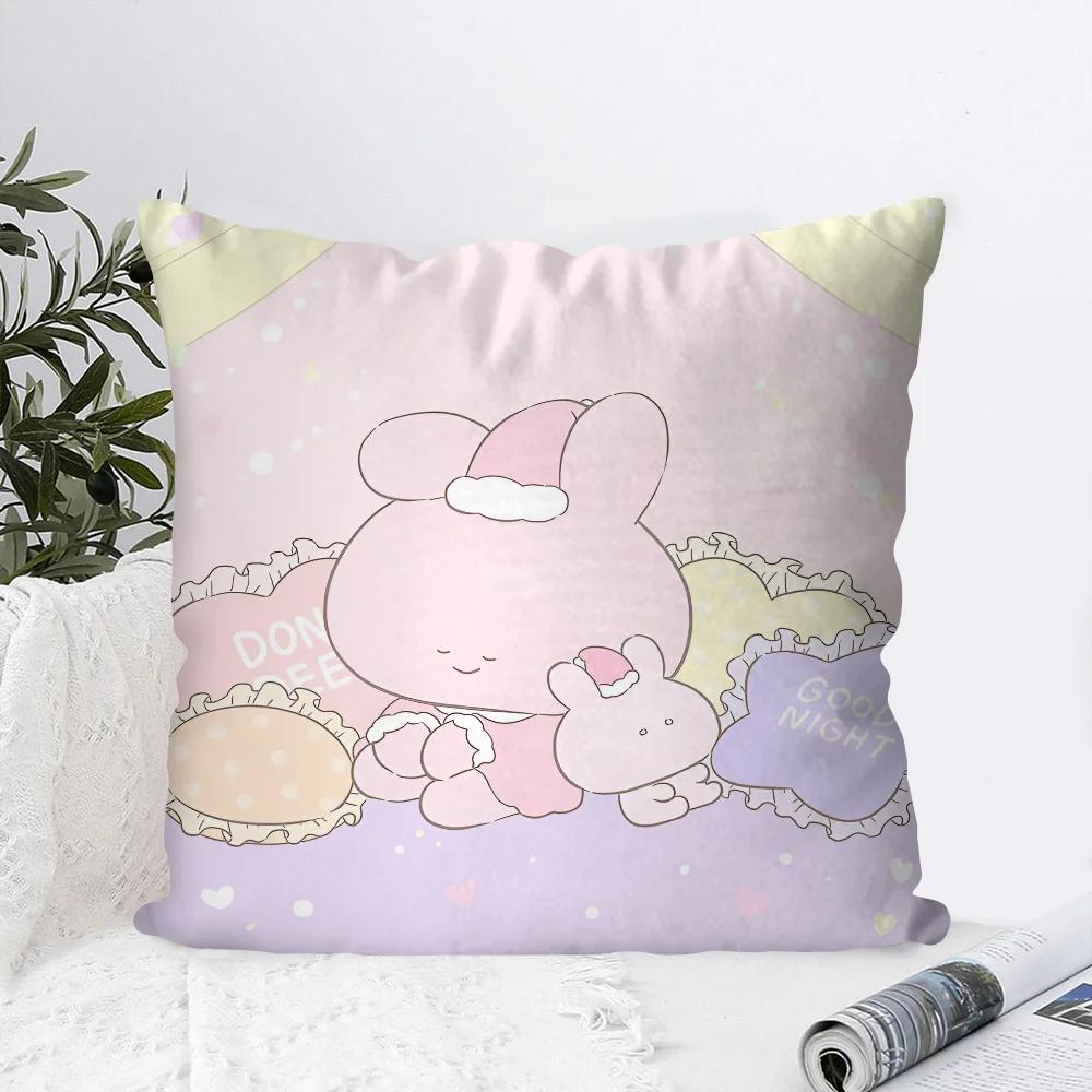 1PC Asamimichaan Asleep Asamim Pillow Case Pillow Covers Sofa Decorative Home Double-sided Printing Short Plush Cushion Cover