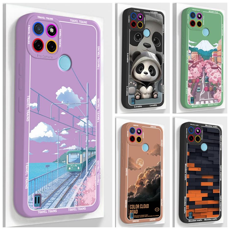 Funda for Realme C21Y C25Y C21 Y Case Soft Silicone New Design Phone Shell for OPPO Realme C21 Cases RealmeC25Y RealmeC21 Cover