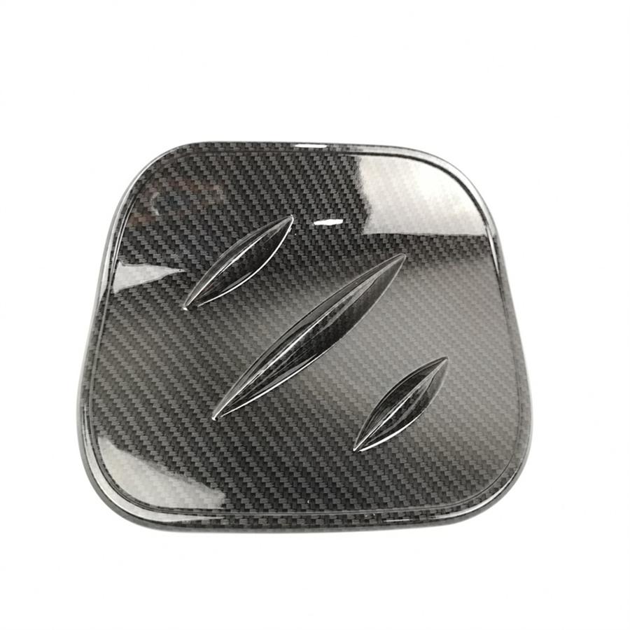 

1x Car Carbon Fiber Look Fuel Tank Decorator Cover For Toyota C-HR CHR LHD 2018