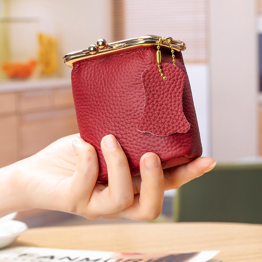 Genuine Leather Mini Lipstick Bag: Stylish, Multifunctional Storage for Lipstick, Coins, and More