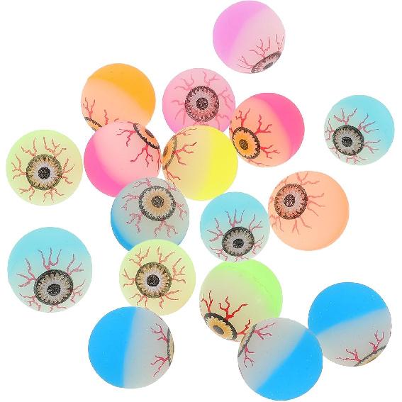 Eye Balls - Bouncy Balls Eye Shaped Toy Halloween Bouncing Eyeballs Eyeballs Halloween Decor Stress Ball Fake Eye Halloween Plastic Eyeballs for