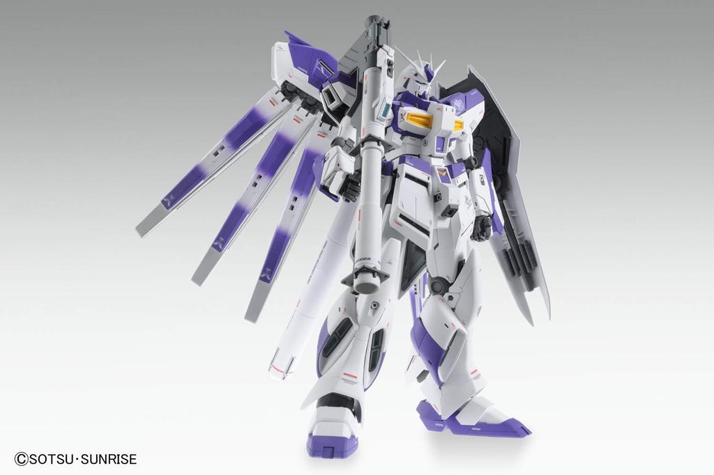 BANDAI SPIRITS MG Mobile Suit Gundam Char's Counterattack Belt-Chika Children Hi-Nu Gundam Ver.Ka 1/100 Scale Pre-painted Plastic Model Kit
