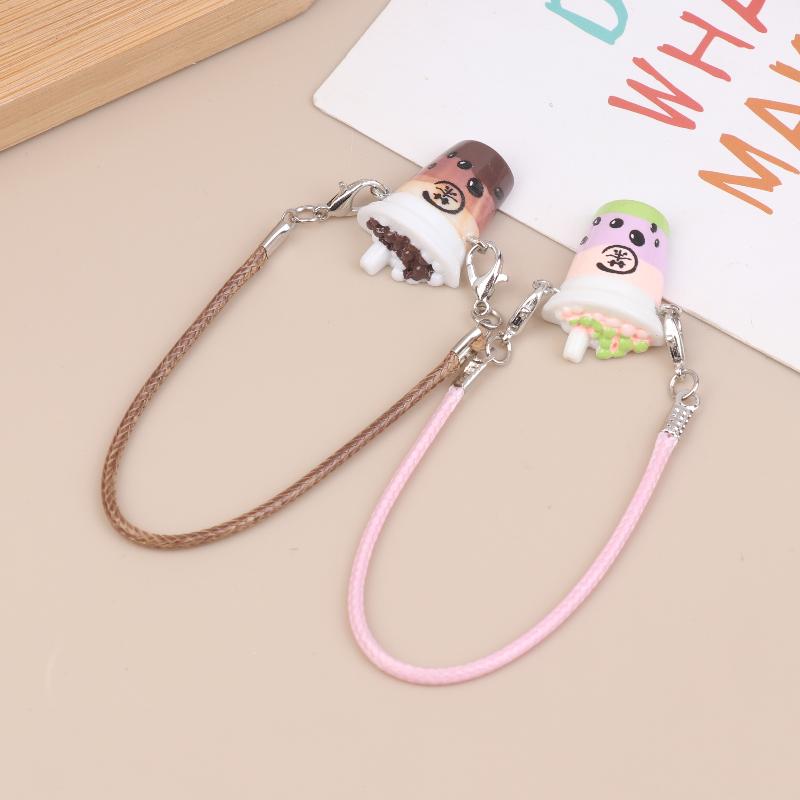 5/10Pcs Simulation Mini Bubble Tea Cup Crossbody Bag Cute Small Pendant Dolls Clothes Accessories Dollhouse Decoration Toys
