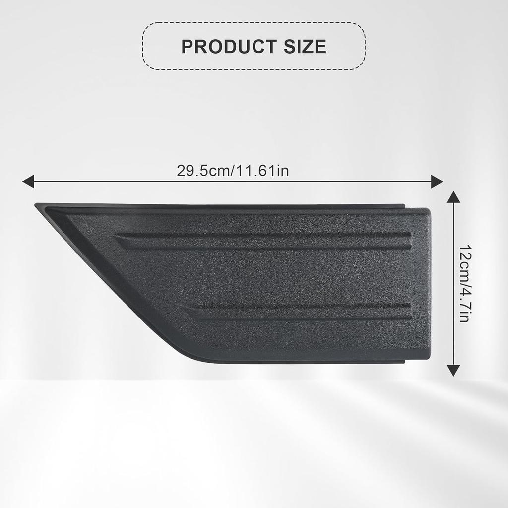 Compatible For Bumper Guard Pad Cap Erts End Cover Ford F150 F-150 ML3Z-17E810-AA ML3Z-17E811-AA Left Driver & Right Passenger Side