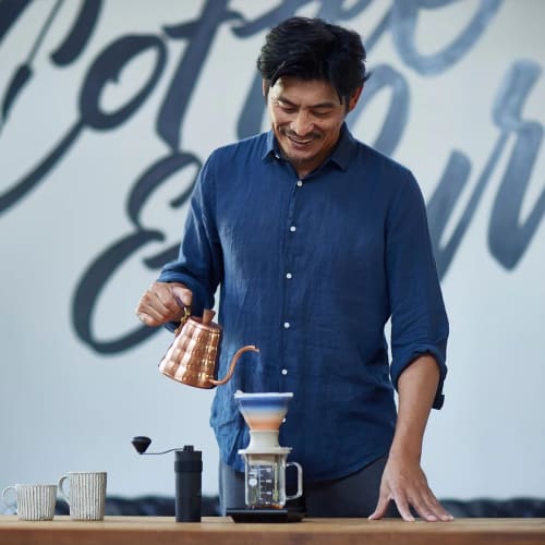 HARIO Coffee Dripper Switch Sunrise Collaboration Model SSDC-200-SUN Arita Ware Immersion Dripper with 40 Paper Filters