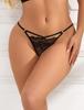 lace large floral beautiful butt extra lingerie [comeondear] T-back, sexy, women's shorts, size, sheer, pattern, cute, underwear, comfortable,