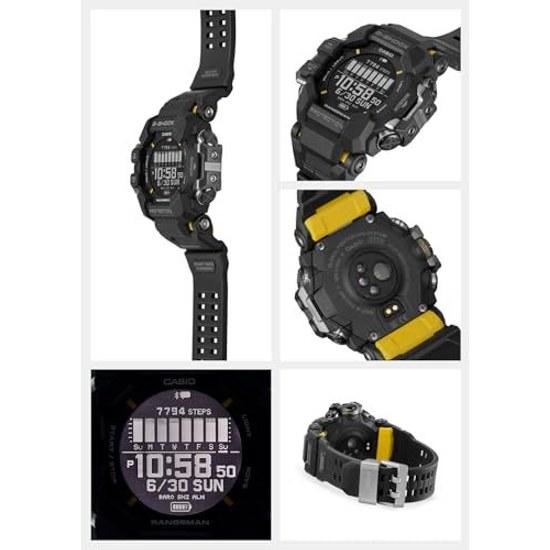 Casio Wristwatch G-Shock Domestic Genuine Product RANGEMAN GPS Heart Rate Monitor Bluetooth Equipped Environmentally Friendly Material GPR-H1000-1JR