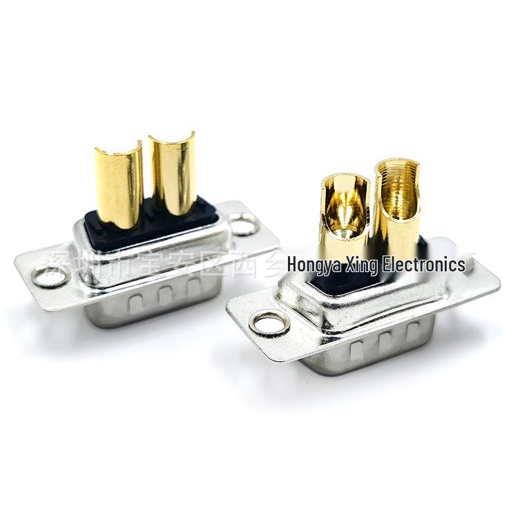 2V2 High Current Mixed Male/Female 2-pin Solder D-SUB Connector