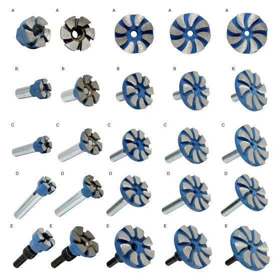 Diamond Flat Grinding Head Ergonomic Design Mini Grindings Heads with Precision Cutting Ability Angle Grinder Tool