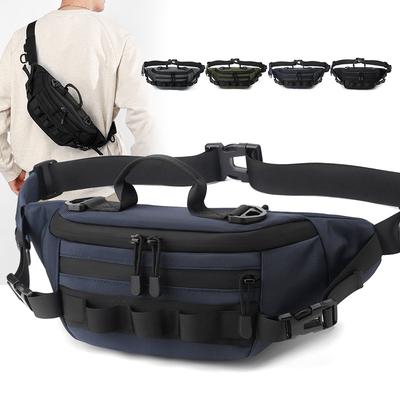 Men's Sports Waist Bag Multifunctional Crossbody Bag Chest Bag