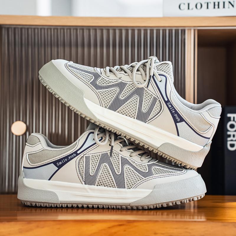 

Men s Casual Board Shoes,Fashionable and Breathable Sports and Leisure Shoes, Anti-slip and Wear-resistant Mesh Upper Shoes 39