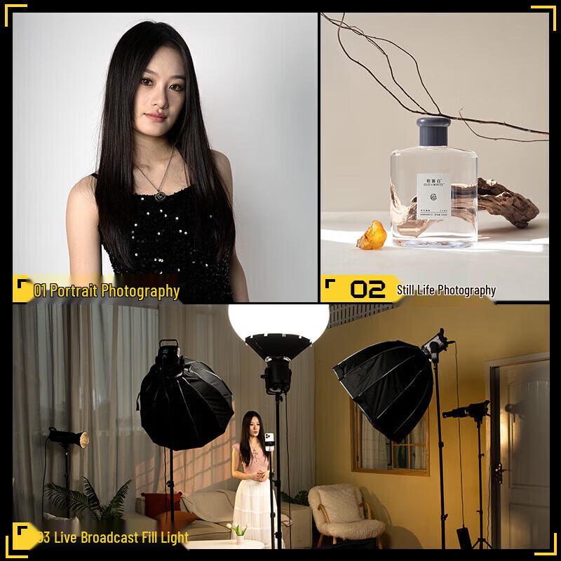Sidande 65cm Quick-Fold Spherical Softbox with Bowens Mount