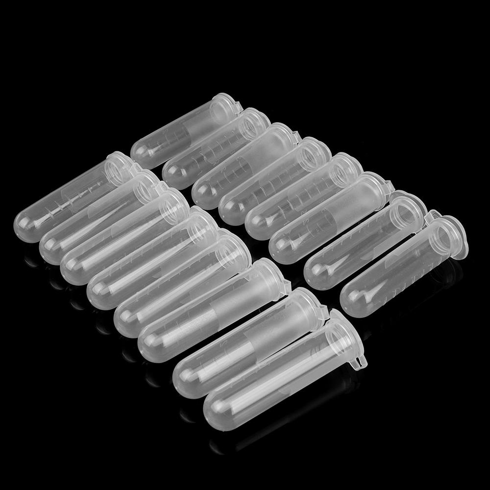 

20PCS 5ml With Cover Lab Scale Small Vial Plastic Round Bottle Centrifuge Tube