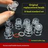 Water Oxygen Cleansing Device Replacement Tips 8Pcs Smooth Edge No Irritation for Sensitive Skin Facial Pore Deep Clean