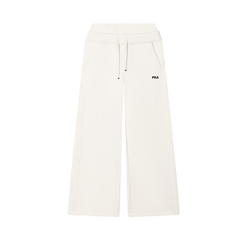 

New FILA ORIGINALE Knitted Sweatpants Women s Steam White F51W449602FIV XXL(180/78A)