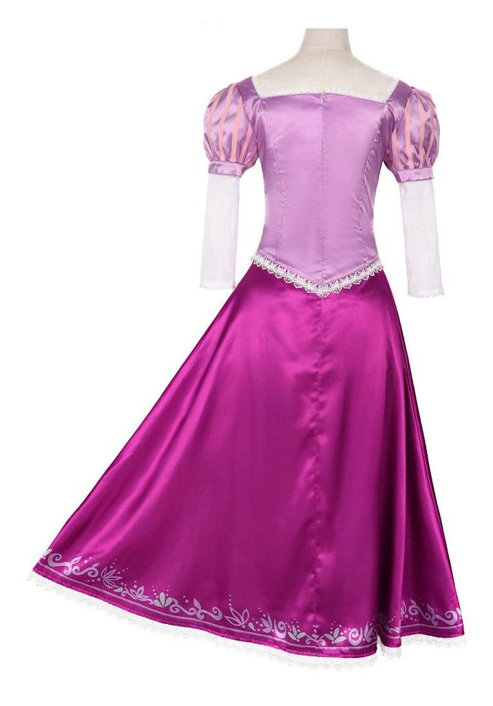 European Court Gown Rapunzel and Flynn Rider Cosplay Costume