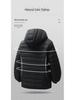 2025 Men's Lightweight Hooded Cotton Jacket - Winter Style, Fashion-Forward, Perfect for Running, Casual, and Thin Yet Warm.