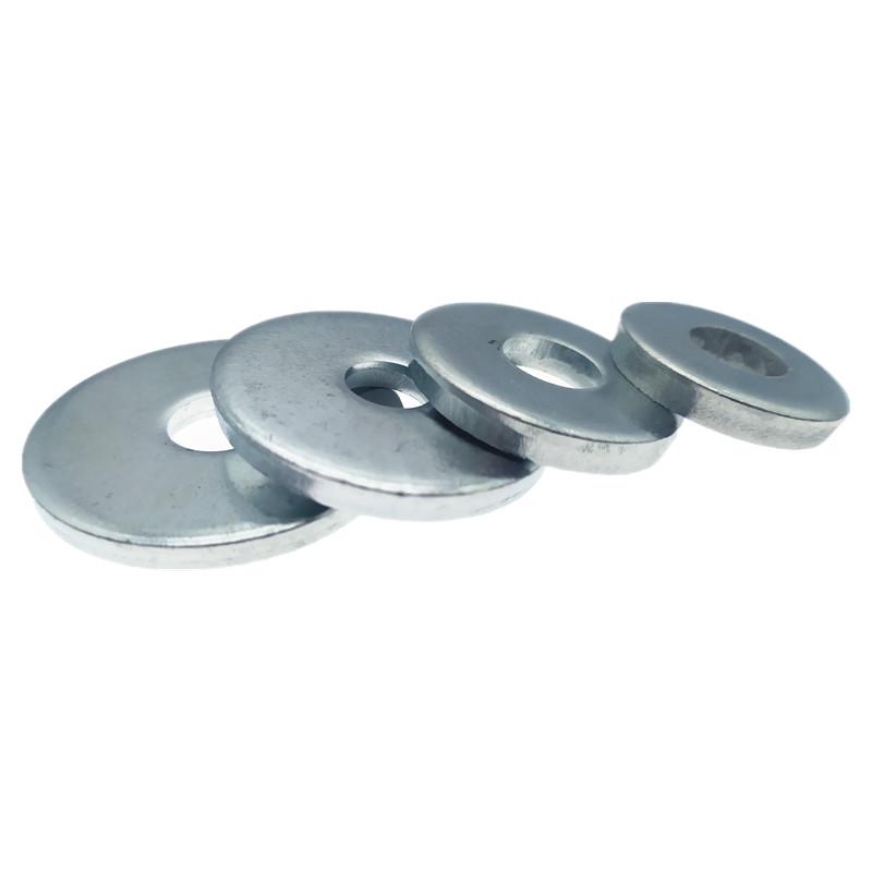 Thickened Galvanized Round Metal Flat Washer - Iron Screw Ring (m4 M5 M6 M8 M10 M12 M30)