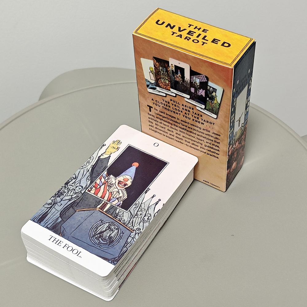 The Unveiled Tarot 80 Pcs Tarot Cards (with 2 Special Cards) Pocket Edition 10.3*6cm