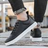 Men Casual Shoes Loafers British Leather Sneakers Flats Shoes Classic Men Leather Shoes Spring Summer New Trendy All-match Platform