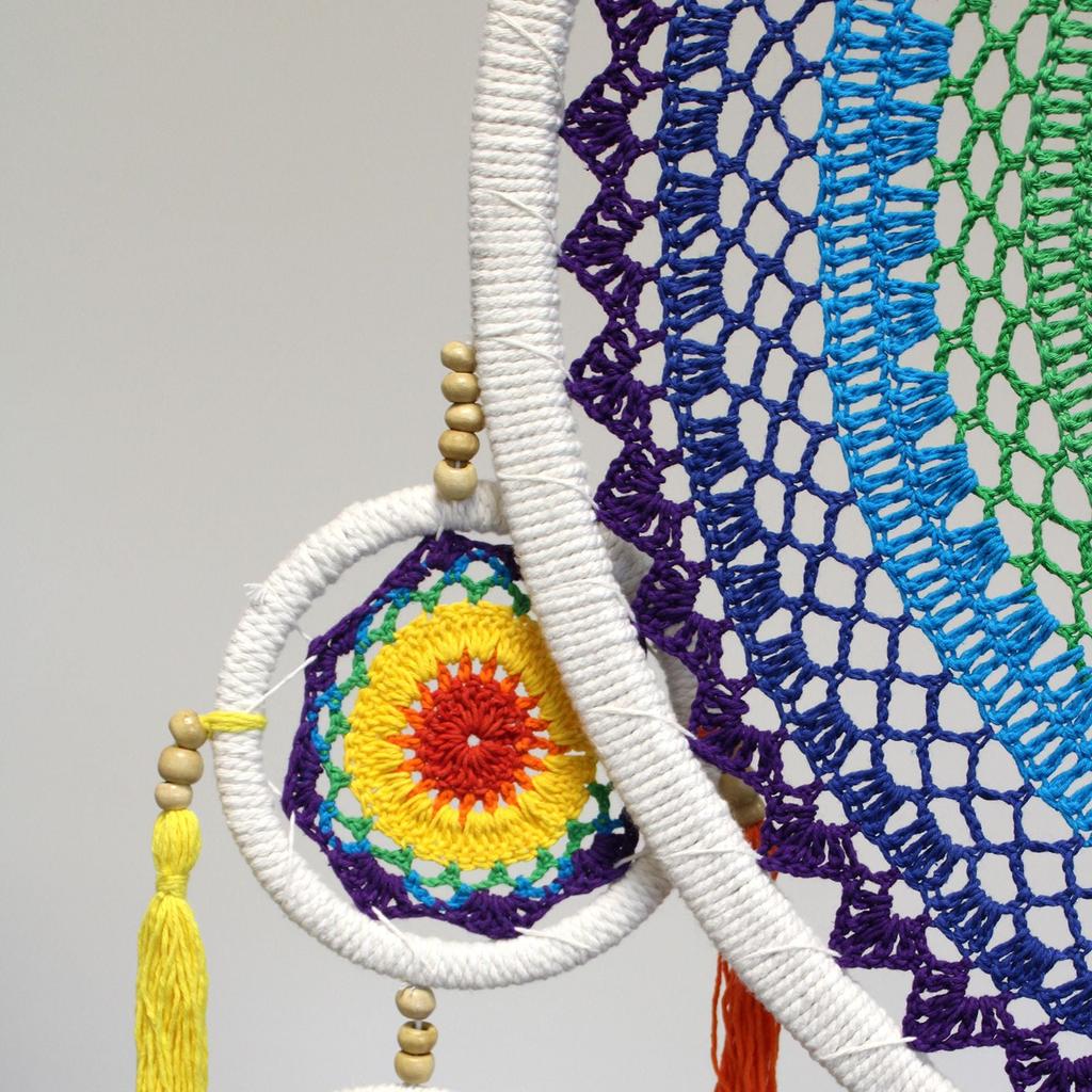 Dream Catcher Wall Hanging, Rainbow