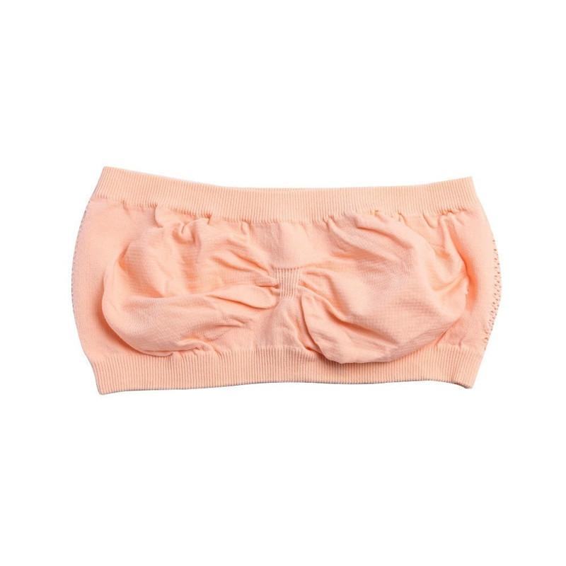 Dámský tubusový top bez ramínek Bandeau podprsenka Spodní prádlo Dámské Bralette Bezešvé topy bez ramínek Podprsenky s dutým zavinutým hrudníkem