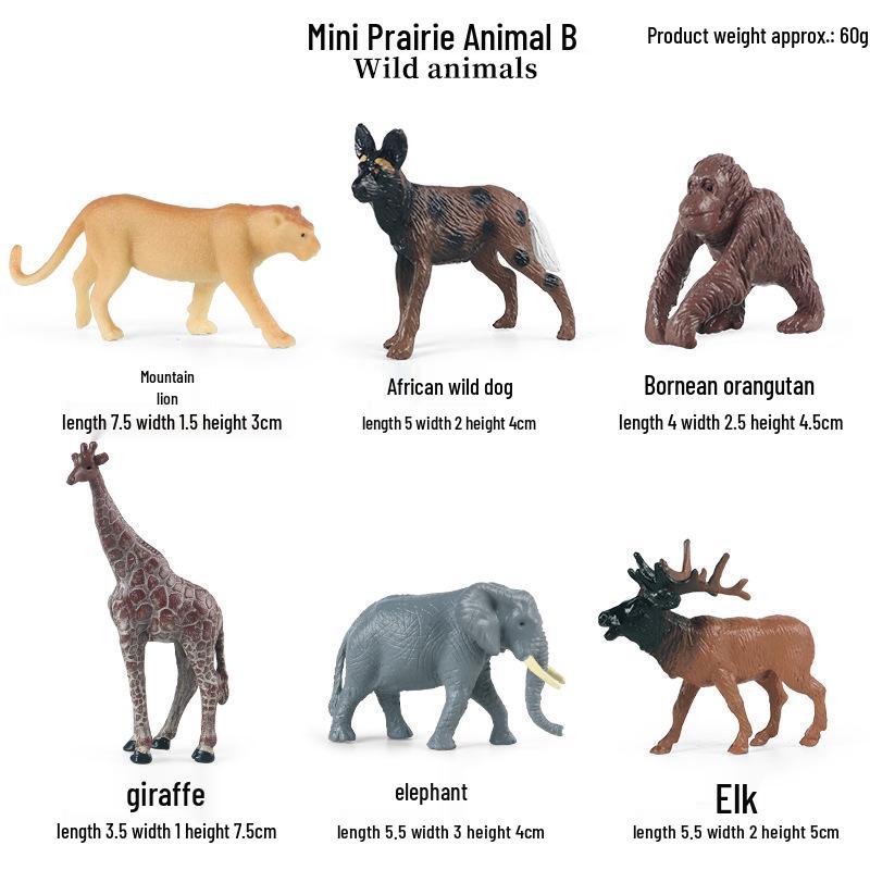 Realistic Miniature Pig Sow Figurine Toy Animal Model Ornament